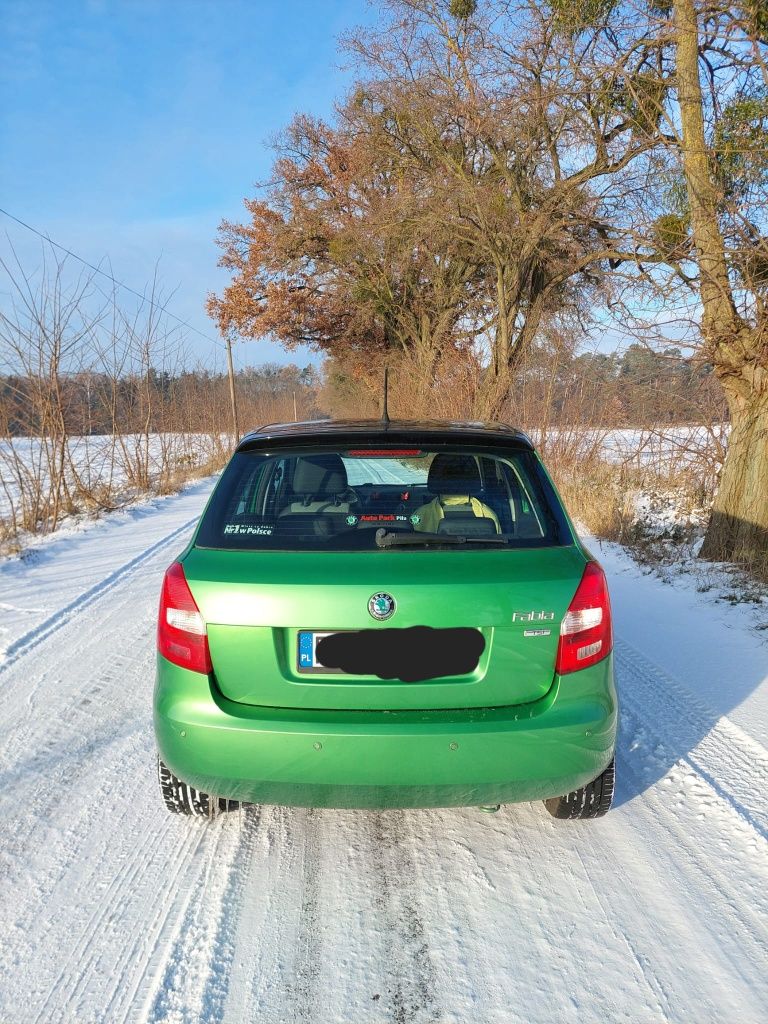 Skoda Fabia II Zielona