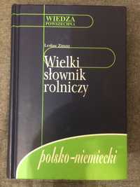 Słownik rolniczy niemiecko-polski, jak nowy!