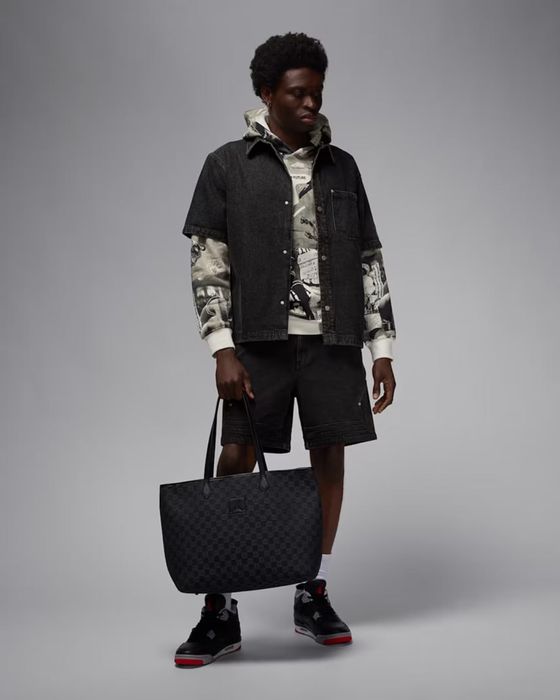 Сумка Jordan Monogram Tote Bag Black (MA0896-KK2) Оригінал