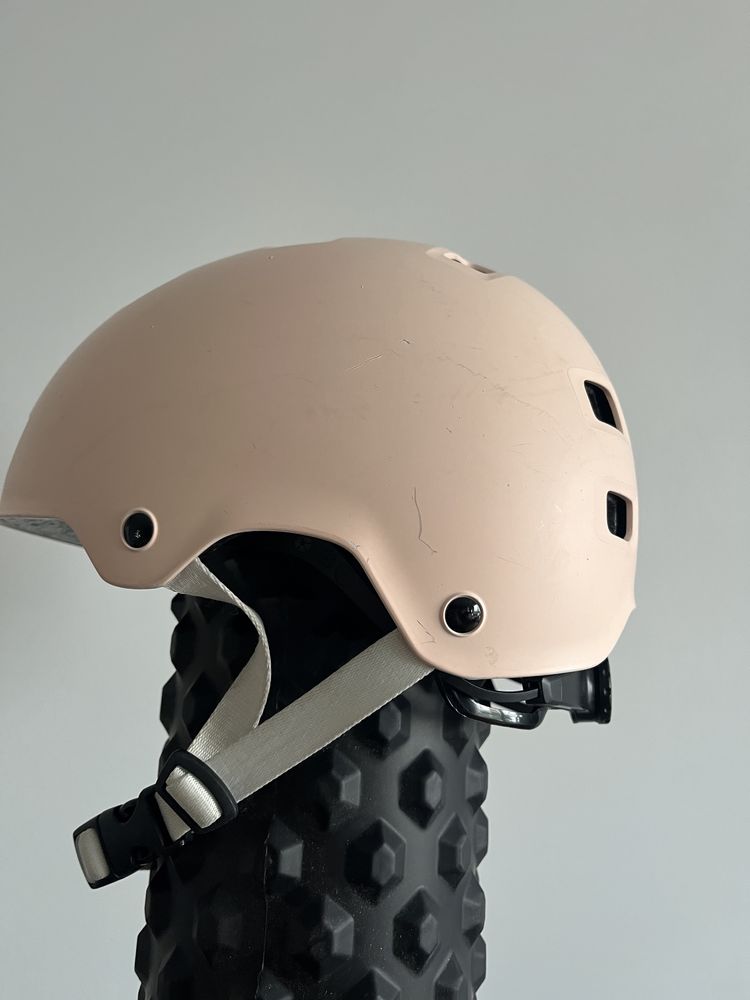 Kask dzieciecy różowy oxelo 52 - 55 cm
