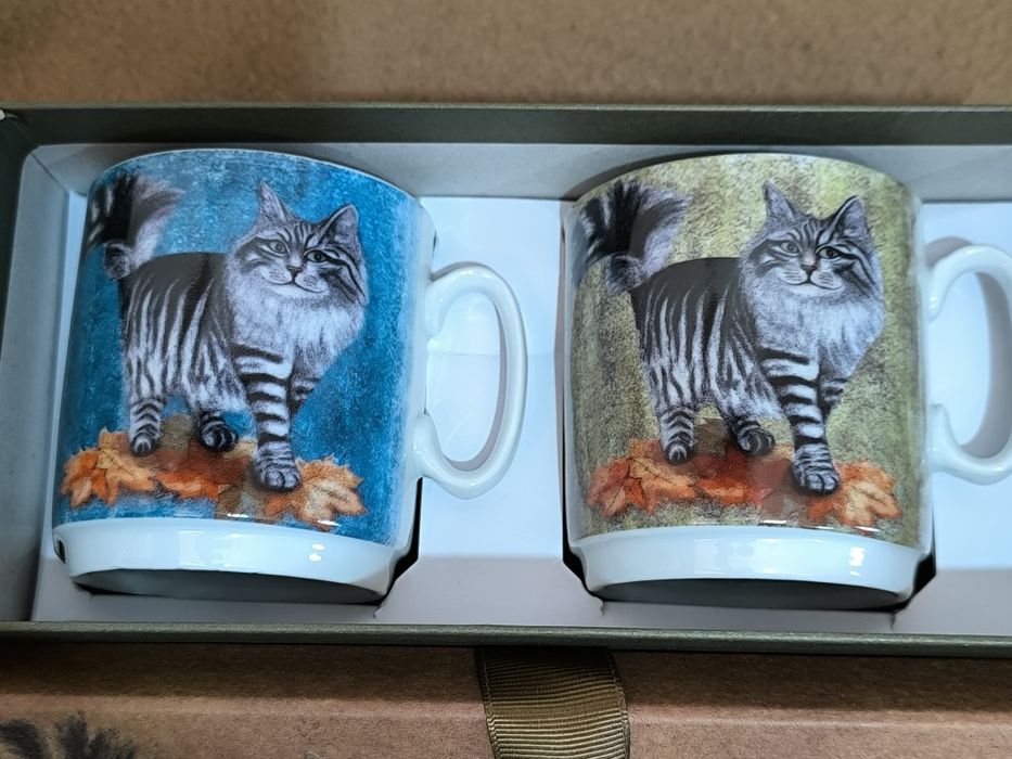 Canecas da coleção "Bosque" da Loja do Gato Preto,