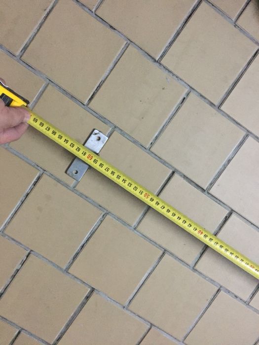 Barra em inox para fixar a parede c/ utencilios