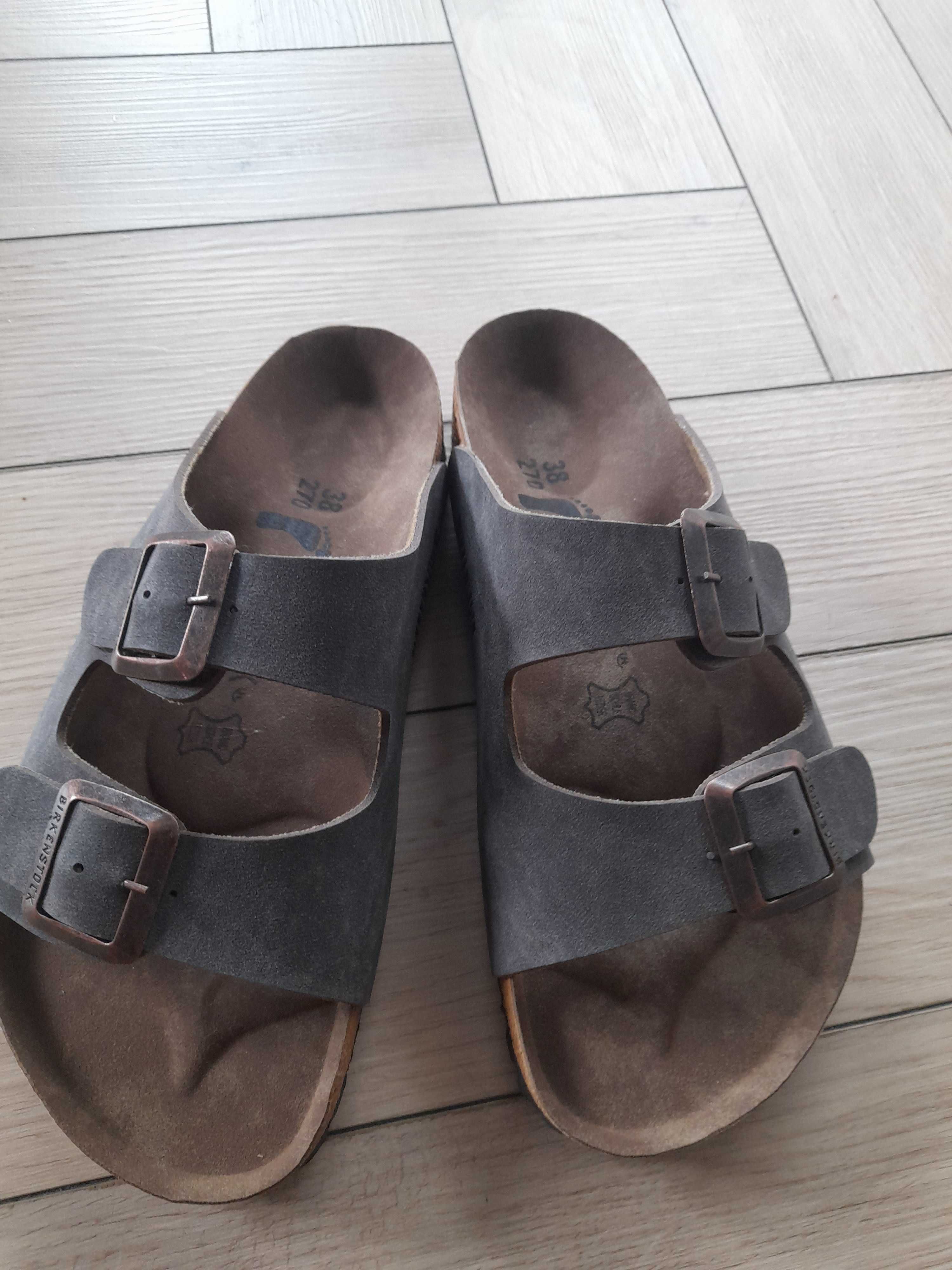 Klapki damskie nowe na wzor Birkenstock