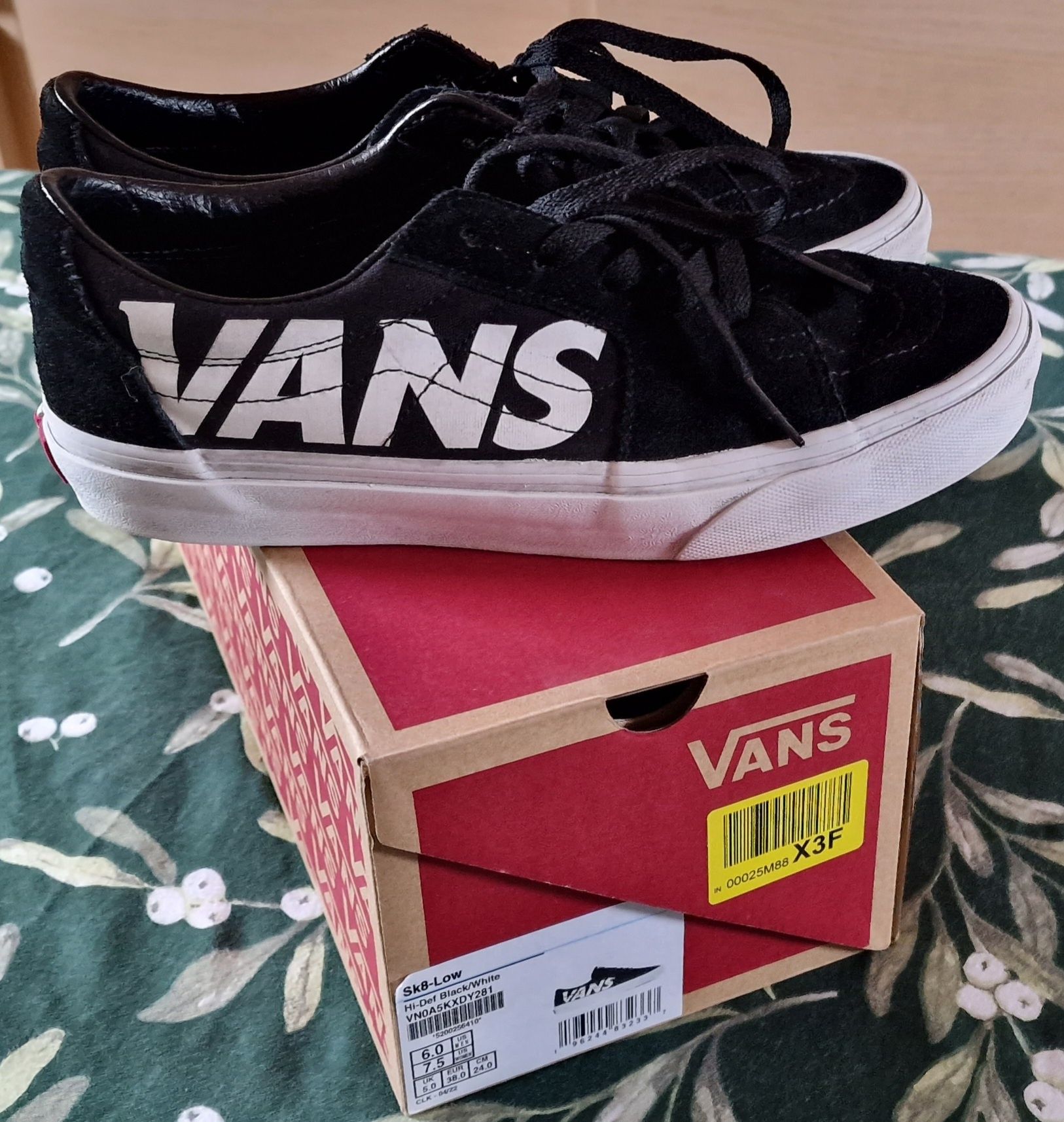 Buty VANS HiDef Black/White rozmiar 38