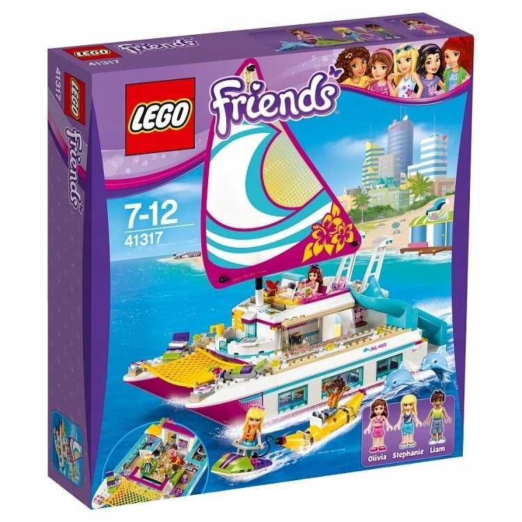 41317 lego friends słoneczny statek katamaran