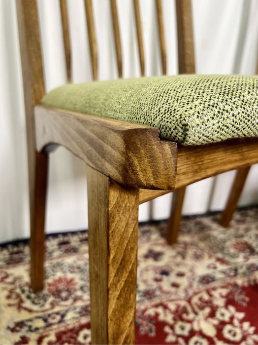 Krzesła PRL R. Hałas 200-157 szczeble buk mat vintage