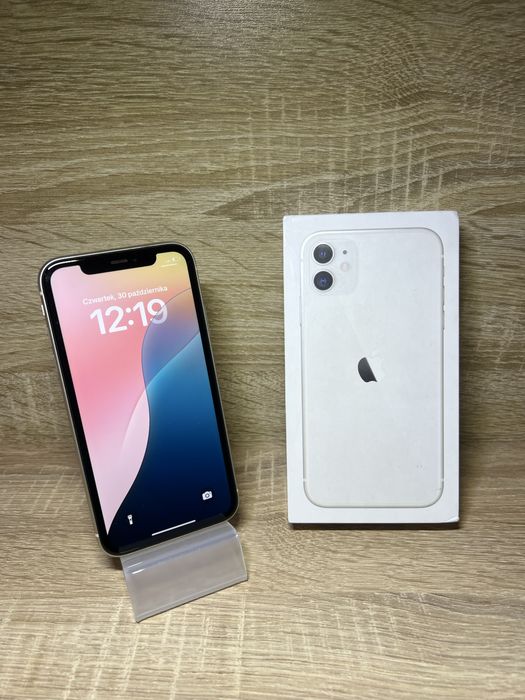iPhone 11 64GB Biały + pudełko + akcesoria