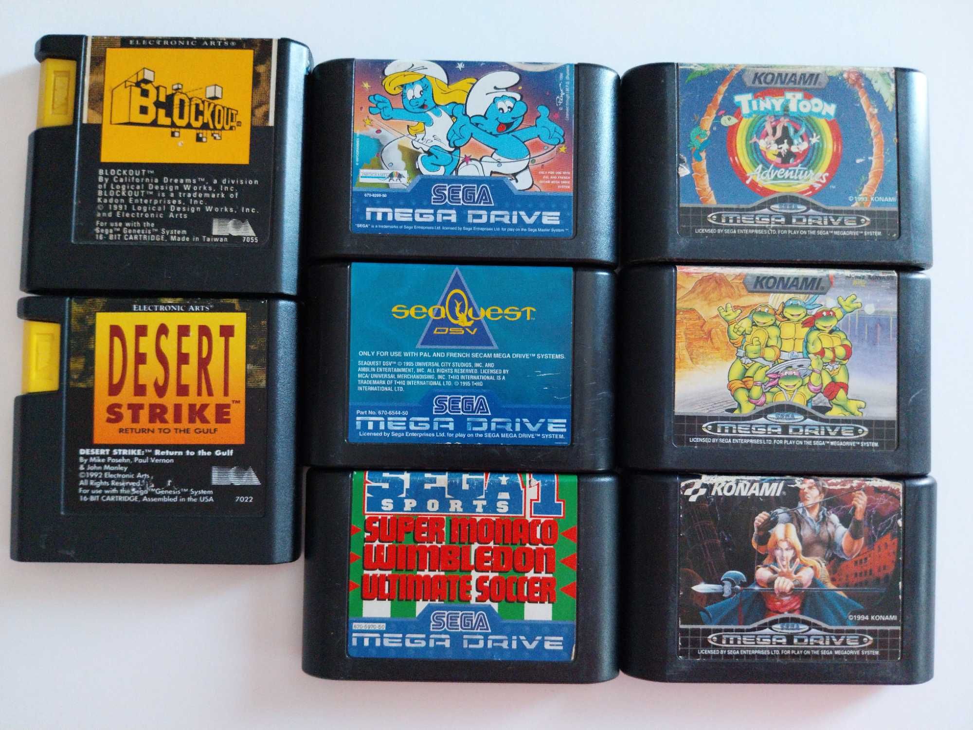 Jogos Mega Drive Lote 2