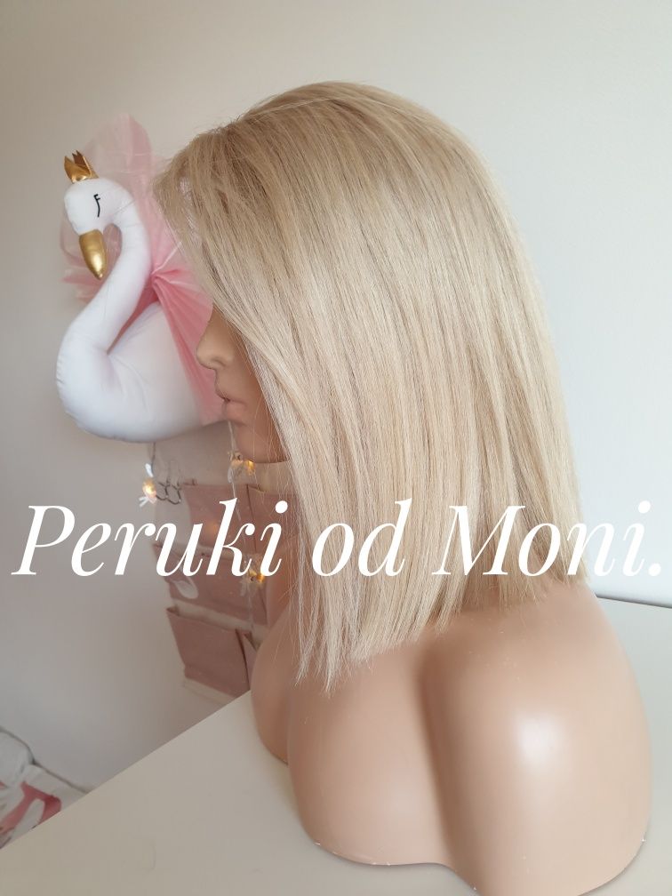 Peruka jasny bezowy blond naturalna