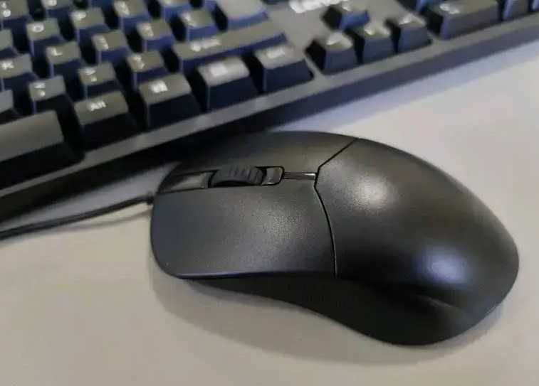 Комплект клавіатура + мишка чутлива і надійна USB букви ENG+РУС