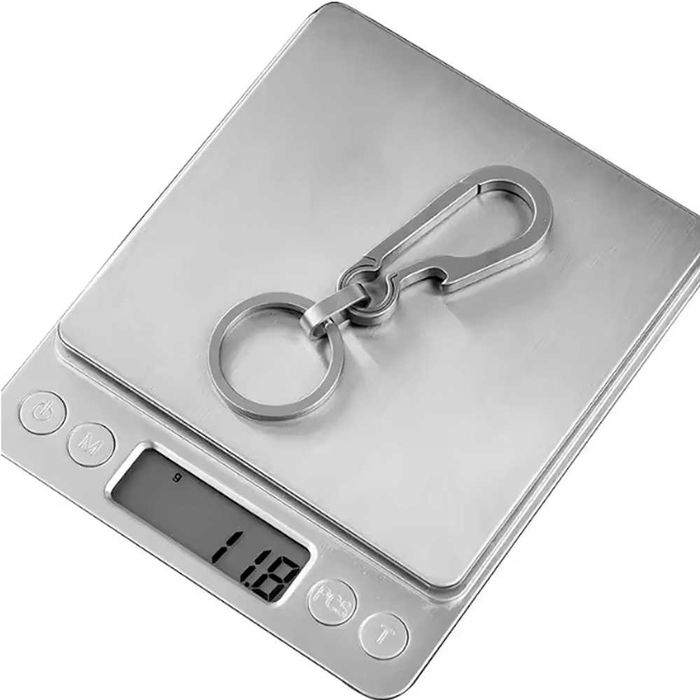 EDC Титановий карабін відкривачка з титановим кільцем брелок на ключі