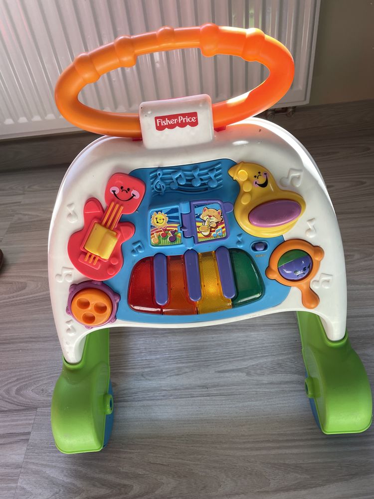 Chodzik pchacz pianino Fisher Price