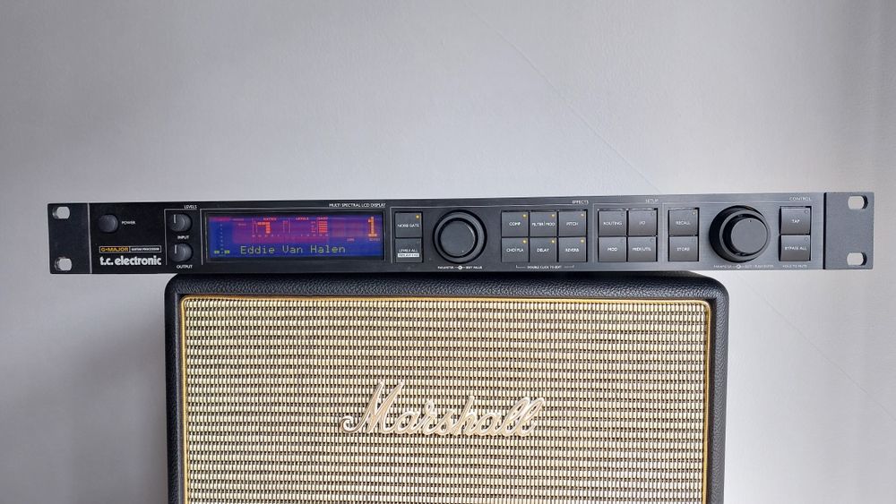 TC Electronic G major preamp efeitos guitarra