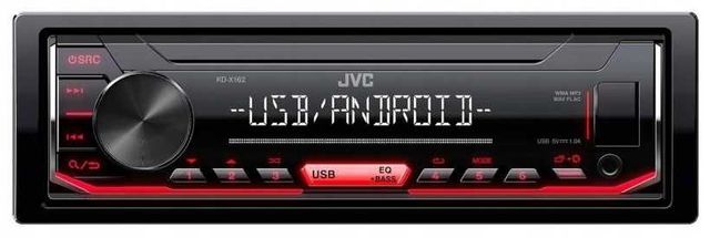 Radio samochodowe JVC KD-X162  MP3 USB AUX Flac