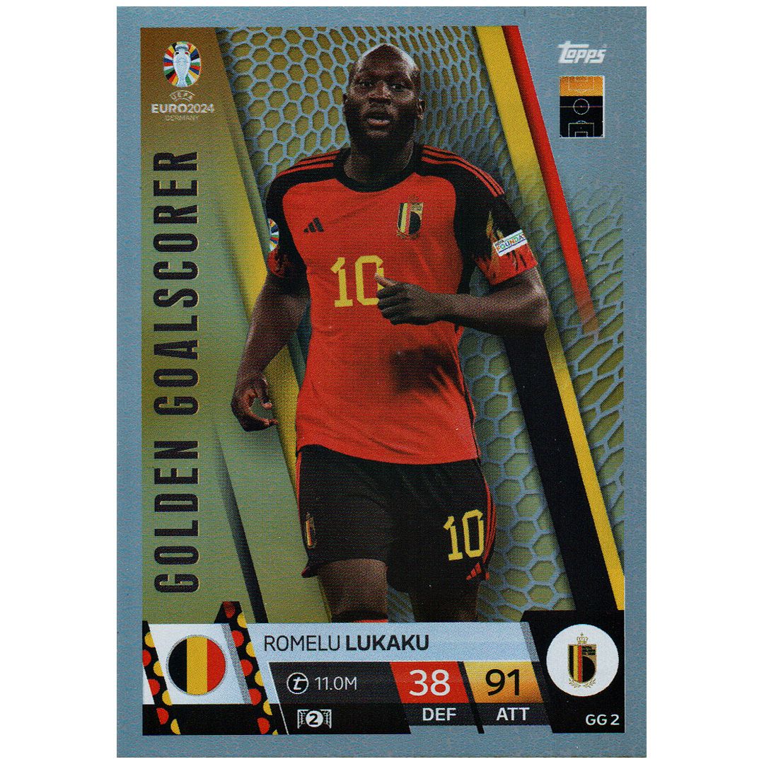 Karta Topps Euro 2024 Romelu Lukaku Gg 2 Golden Goalscorer