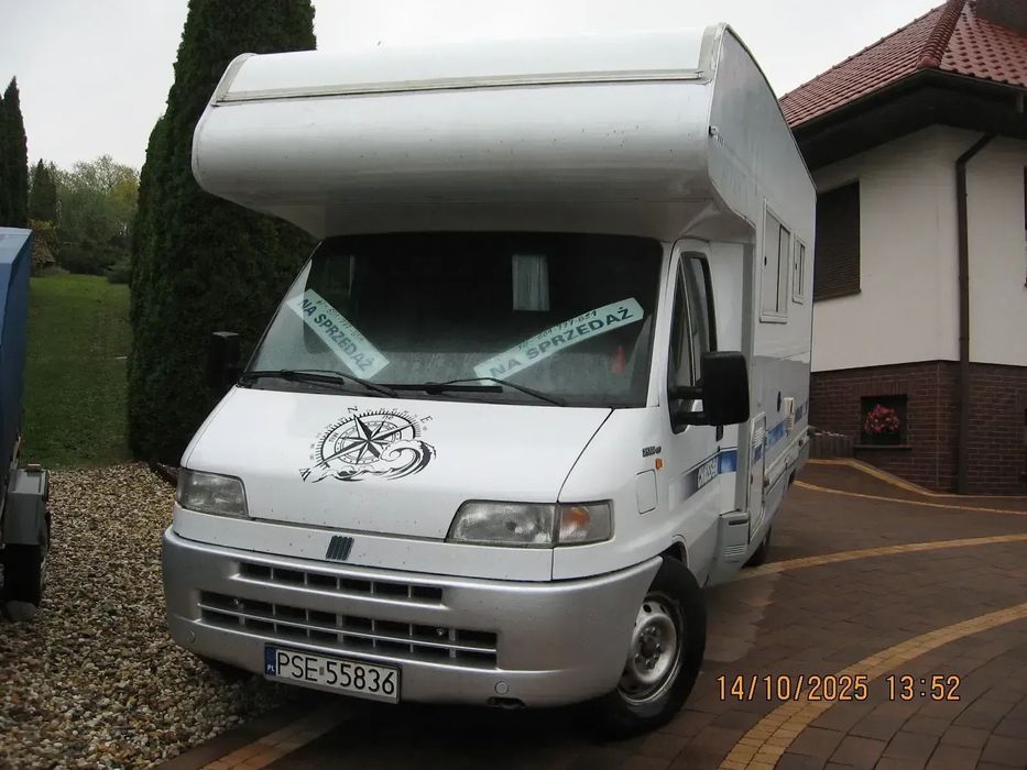 Fiat KAMPER DUCATO 2.5 TDI CAT  Kolekcjonerski Stan Kamper Camper Fiat Ducato 2.5 TDI 86 tys  Jak nowy