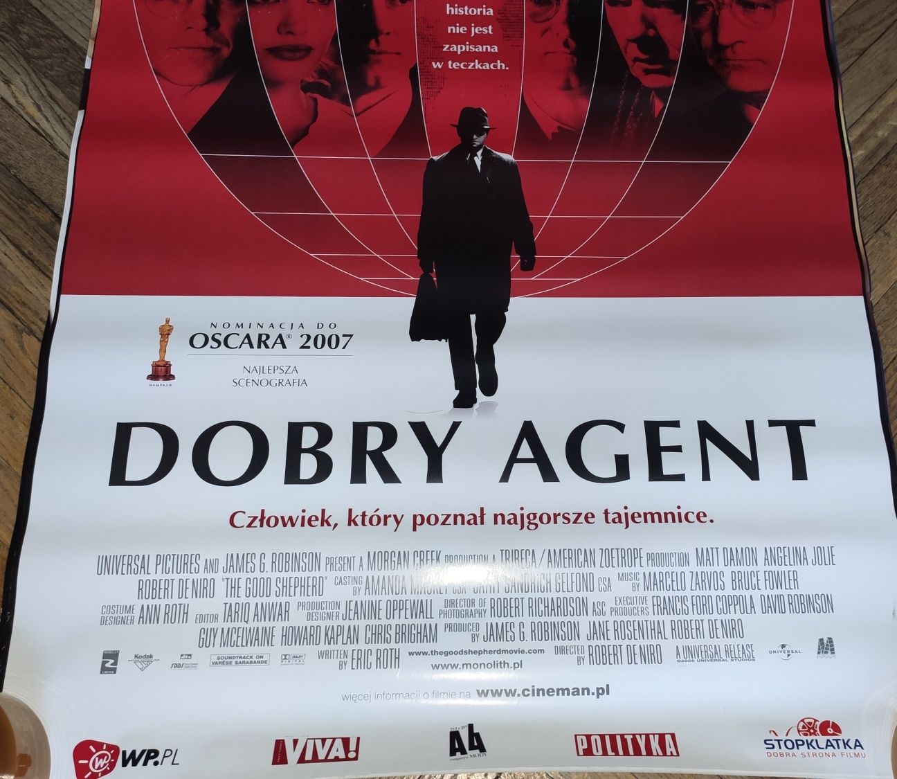 Dobry agent plakat filmowy oryginalny Matt Damon Jolie de Niro