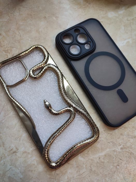 Чохол на iPhone 15 pro max MagSafe/ iPhone 14 зі змією