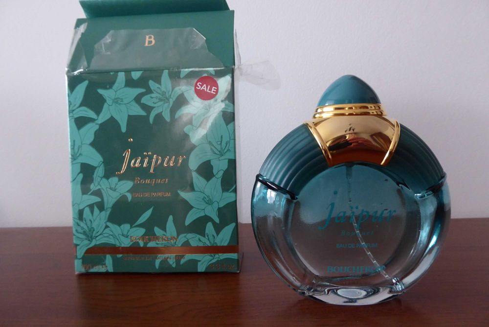 Pusty flakon i kartonik po BOUCHERON Jaipur Bouquet EDP 100 ml UNIKAT