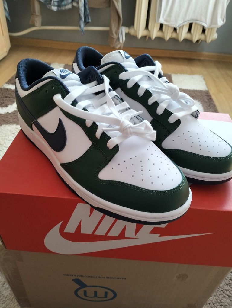 Nike Dunk Low 44.5 Green