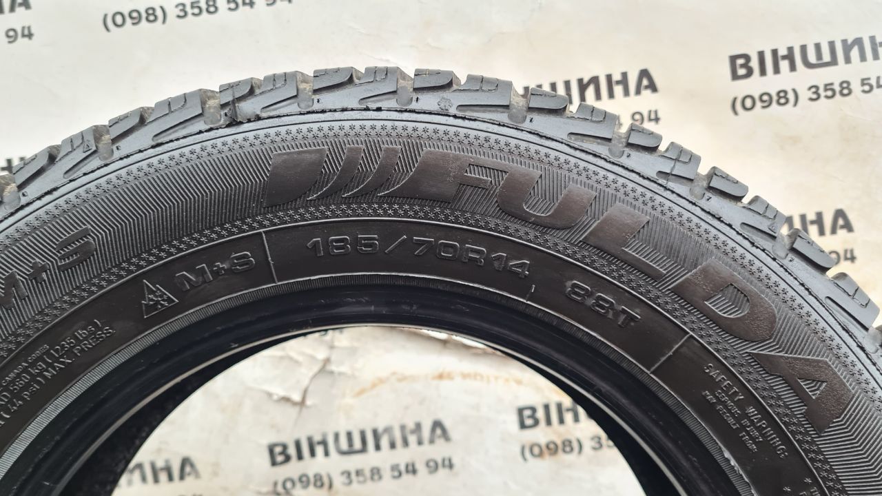 Шини 185/70 R 14 FULDA Kristall Montero. Зима комплект. Колеса склад.