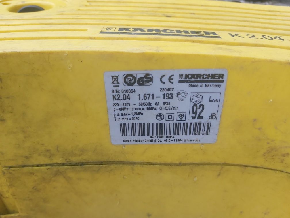 Myjka ciśnieniowa Karcher K 2.04