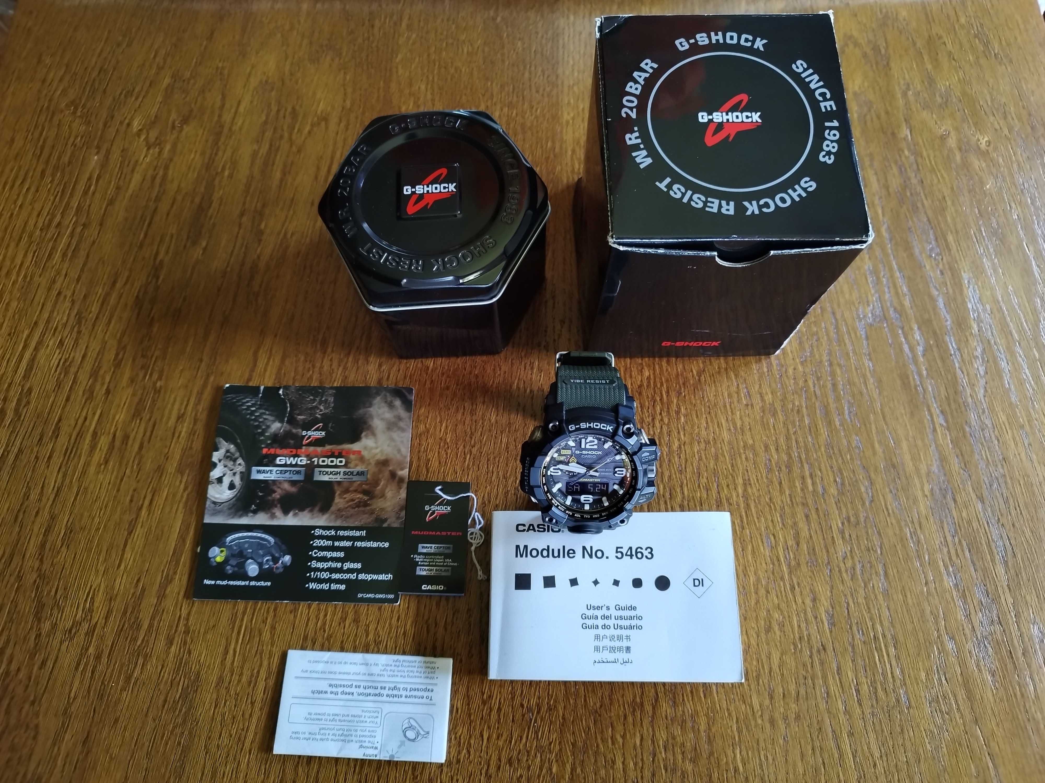 Zegarek G-Shock Mudmaster GWG-1000-1A3 Casio