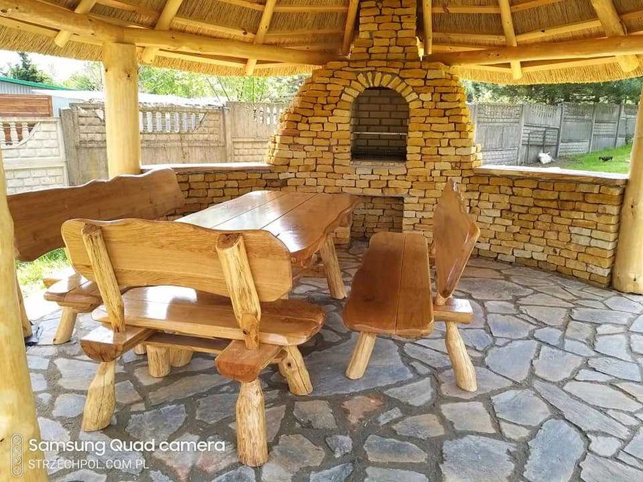 Kostka/cegła kamień piaskowiec-(płot,grill,altanka)
