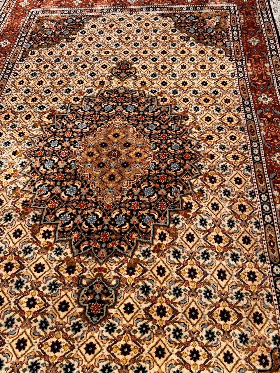 Dywan kaszmirowy r.tkany perski Indo Bidjar 325x200 galeria 19 tyś