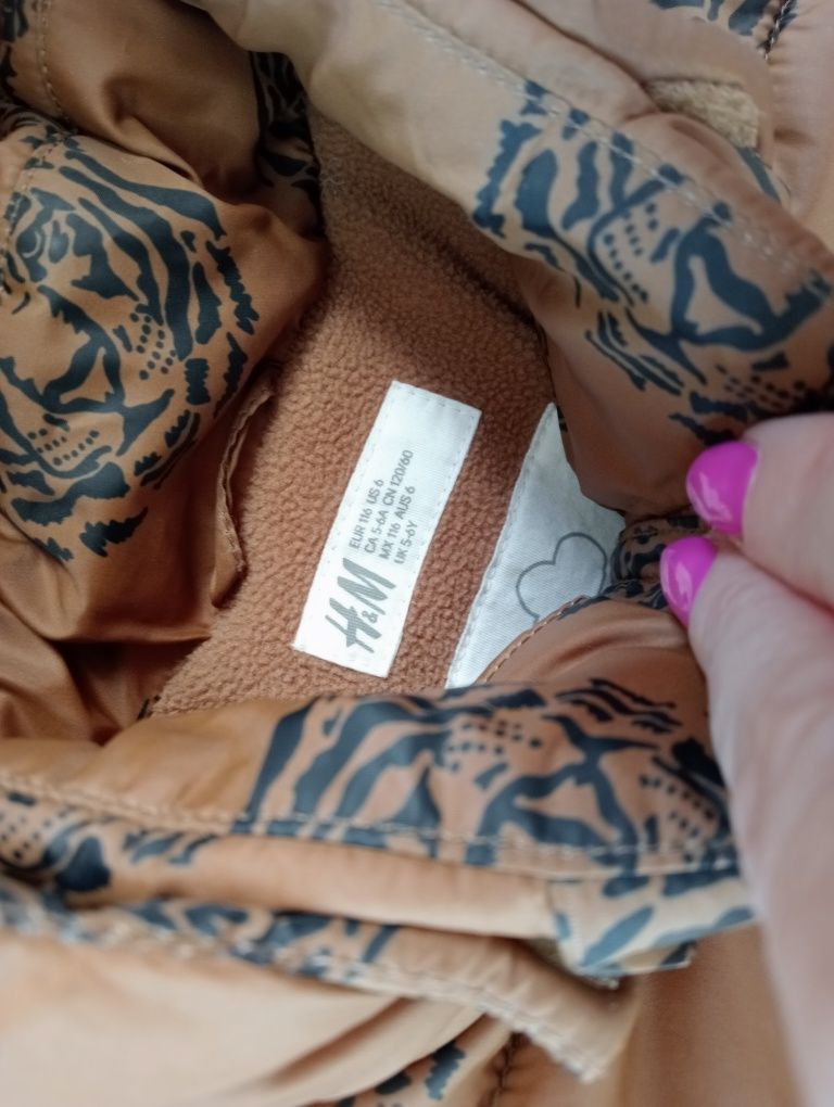 Kurtki zimowe, H&M, rozmiar 116