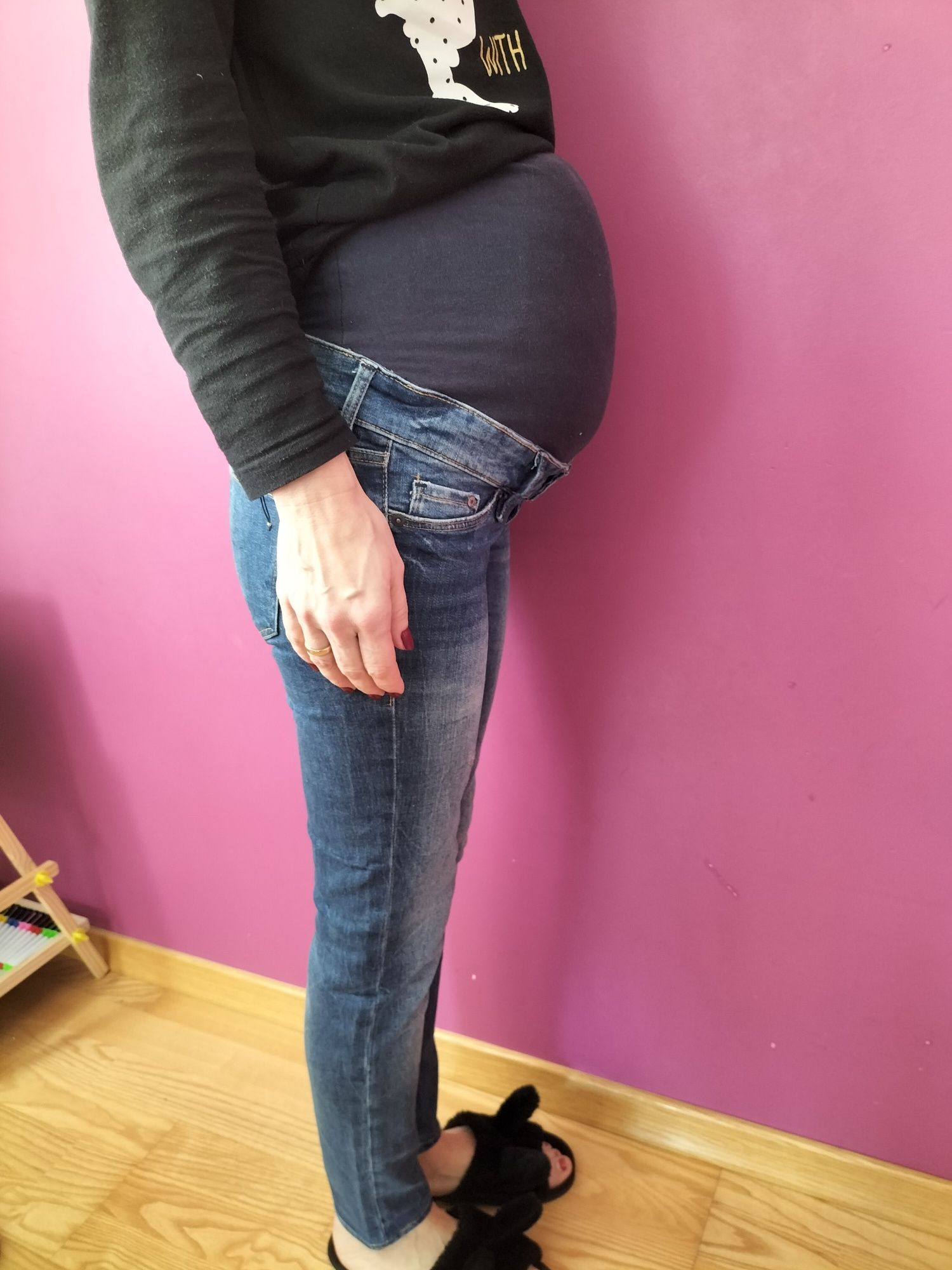 Spodnie ciążowe r. 36-38