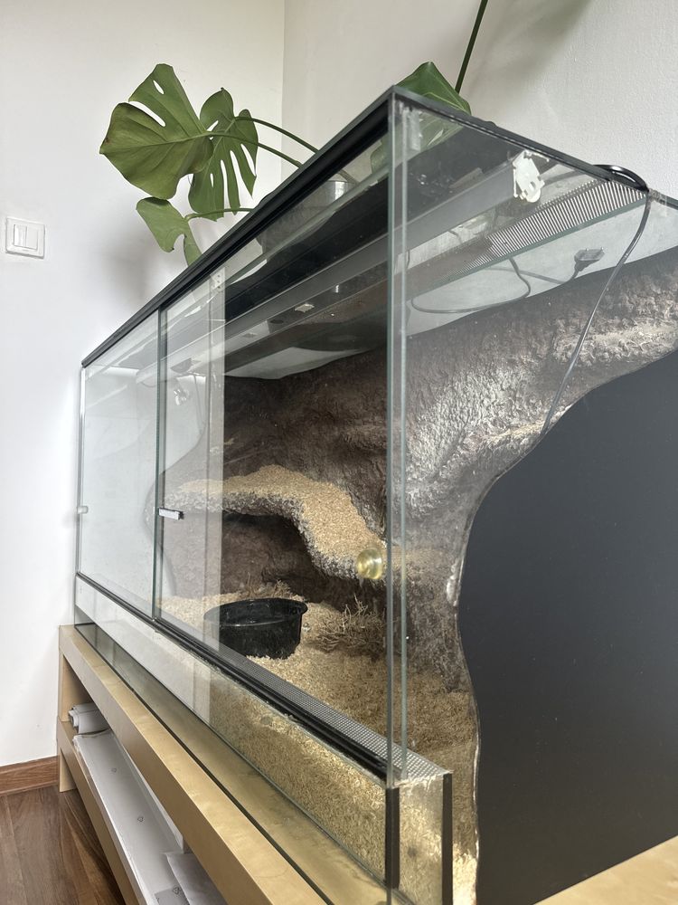 Terrarium szklane 120x60x50