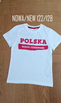 Nowy T-shirt/koszulka 122/128 garwood polska mecz koszulka kibica