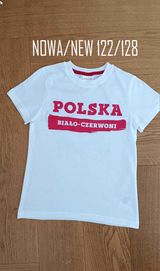 Nowy T-shirt/koszulka 122/128 garwood polska mecz koszulka kibica