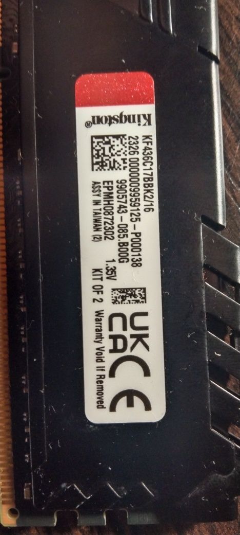 Kingston fury 8gb 3600mz ddr4