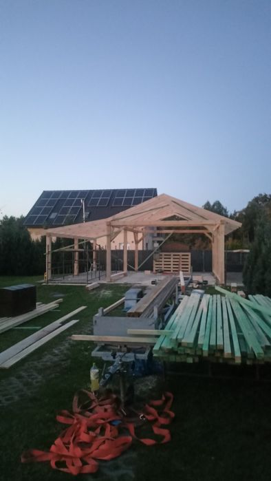 Garaż zadaszenie altanka taras