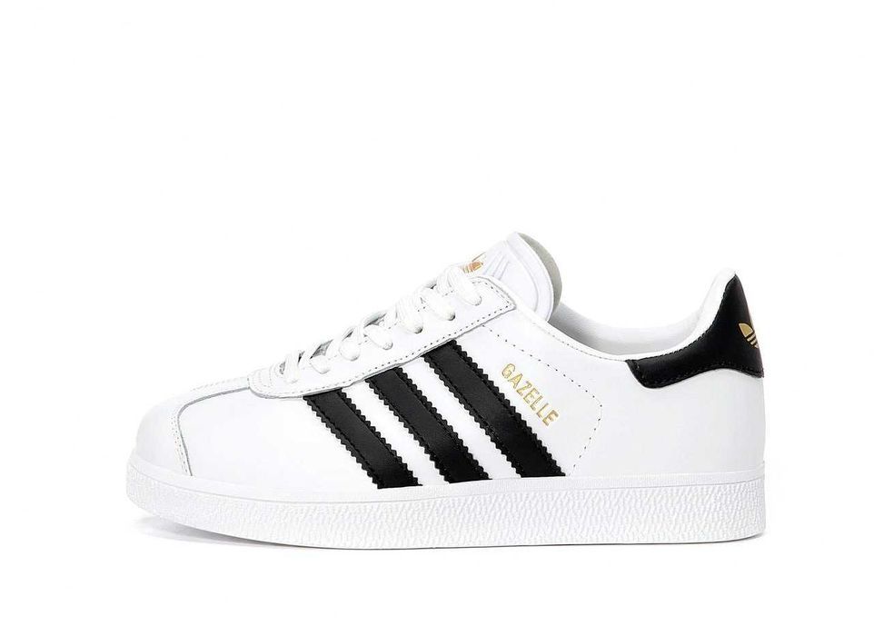Кросівки Adidas Gazelle White/Black premium