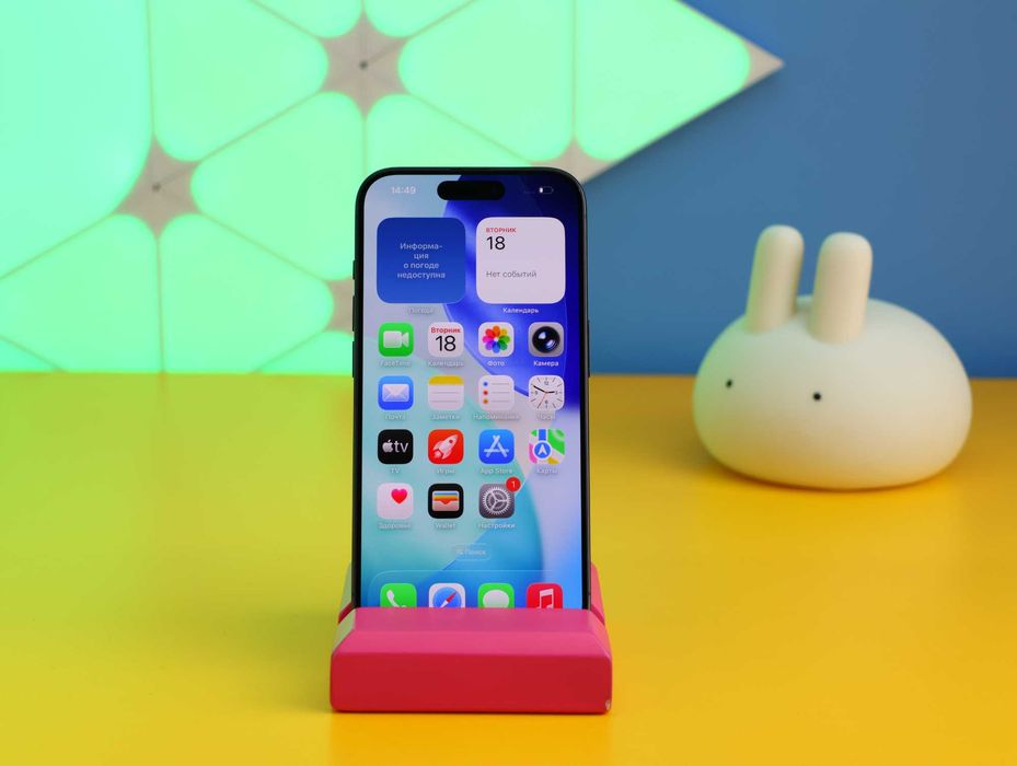 Смартфон iPhone 15 Pro 128GB Blue Titanium (151723) Б/У З ГАРАНТІЄЮ