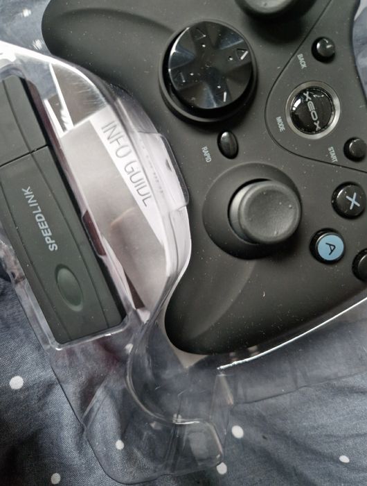 Bezprzewodowy pad speedlink xeox pro analog kontroler gamepad do PC