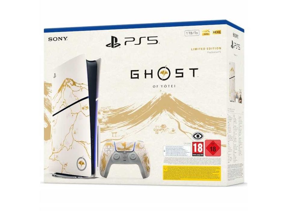 SONY PlayStation 5 Slim 1TB z napędem Ghost of Yotei Limited Edition