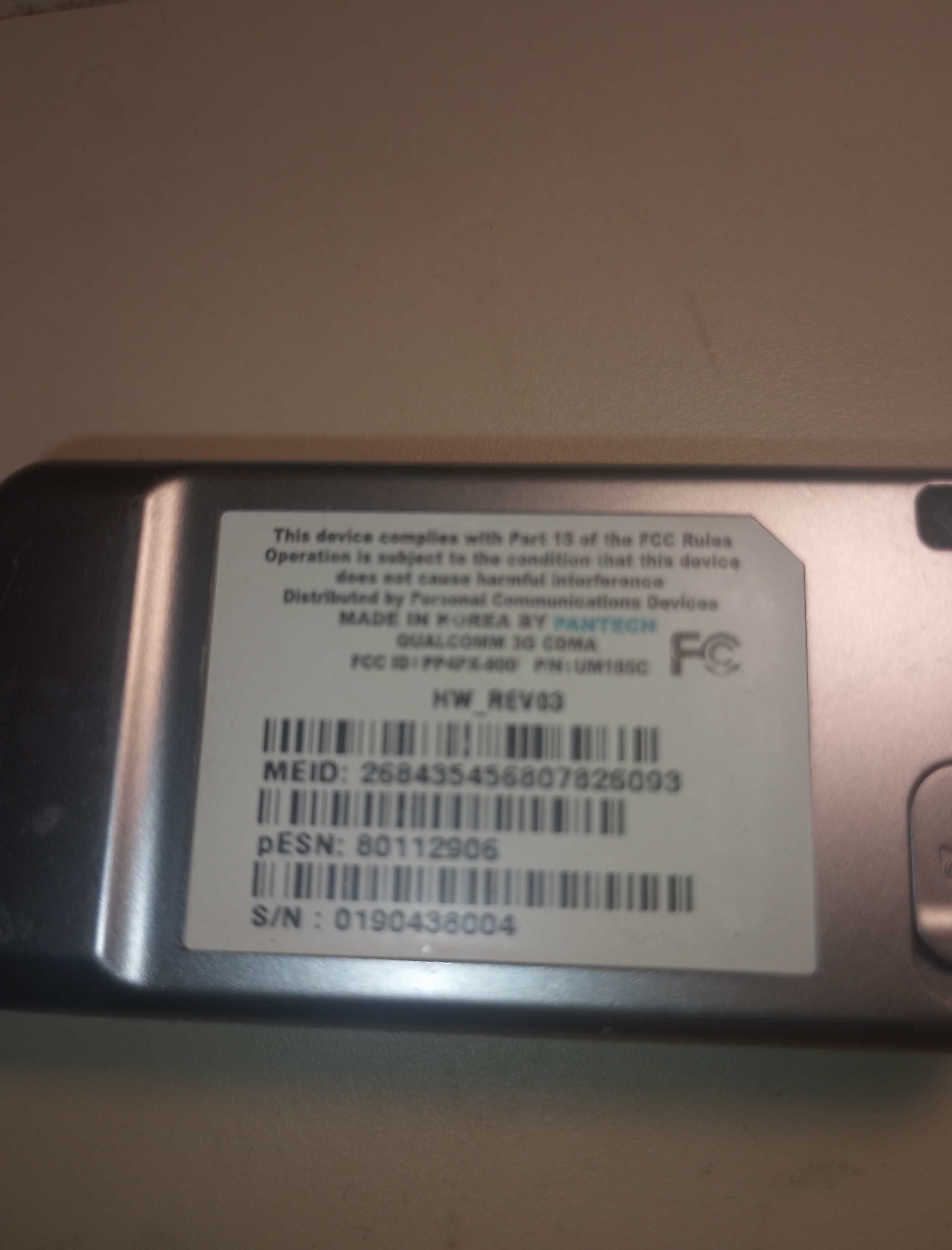 USB 3G модем Pantech hw rev03