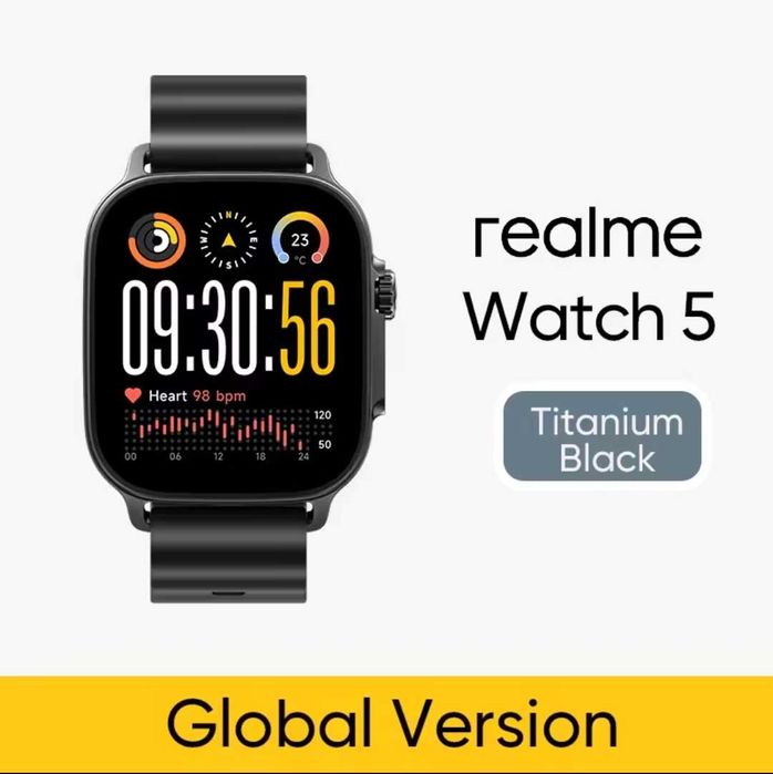 Смарт годинник Realme Watch 5 Global. Новий, запаковано в плівку.
