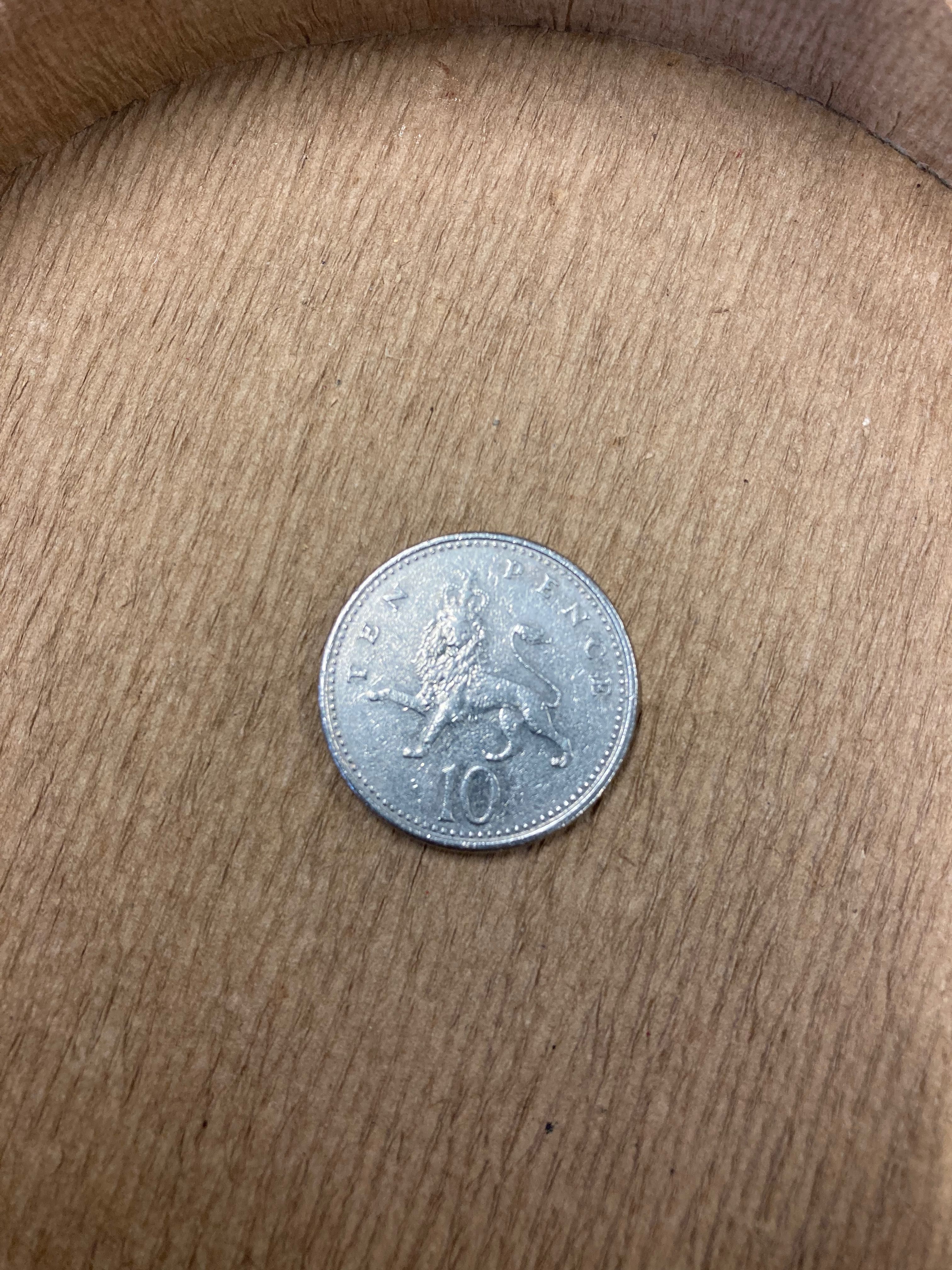 Moeda (ten pence) 1992