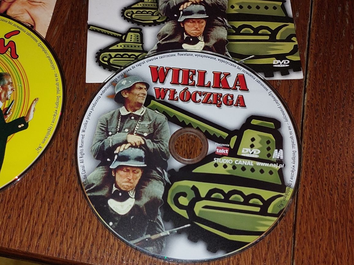 DVD komedie z Louis de Funes Wielka Włóczęga GAMOŃ 4godziny 2xDVD=80zł
