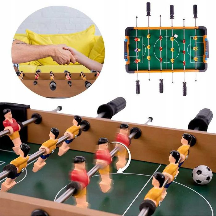 Piłkarzyki Stołowe Mini Gra dla Dzieci i Dorosłych 50x25cm HIT OKAZJA