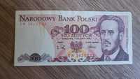 Банкнота 100 польських злотих 1988 року