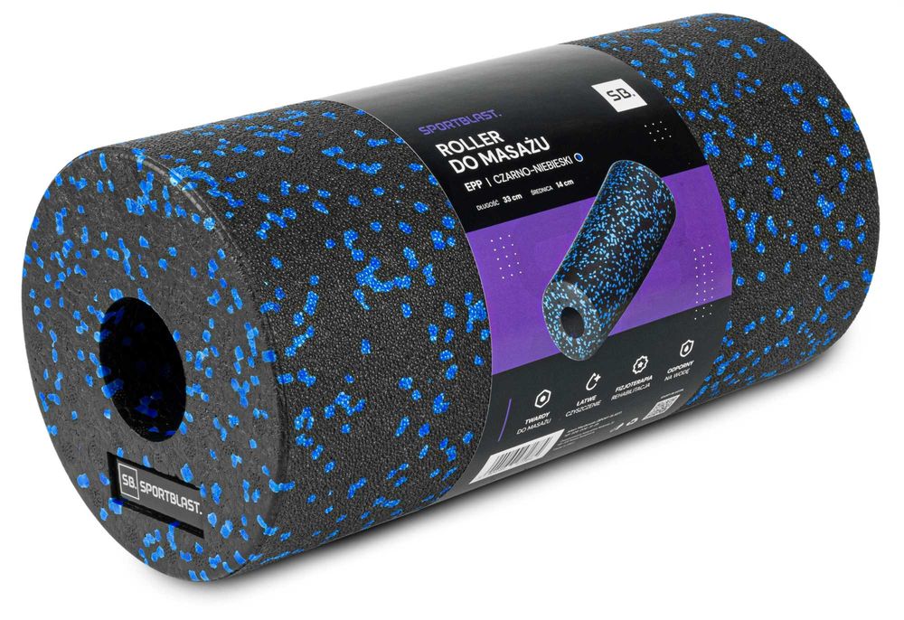 ROLLER WAŁEK do masażu rehabilitacji i ćwiczeń piankowy EPP 33CM DW