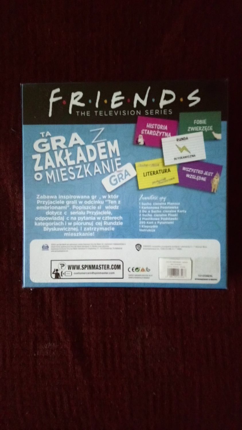 Gra towarzyska PRZYJACIELE FRIENDS ta gra z zakładem o mieszkanie NOWA