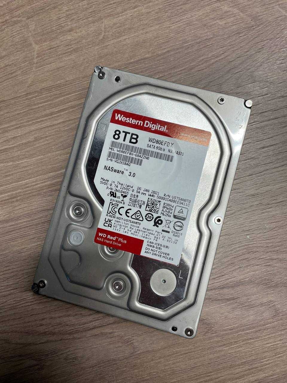 Жесткие диски Western Digital WD80EFBX 8TB