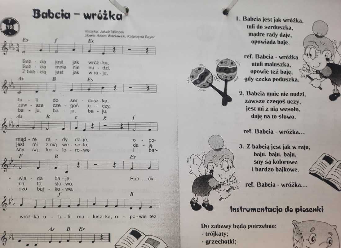 Dzień babci i dzień dziadka Wydawnictwo Akord plus płyta CD z utworami